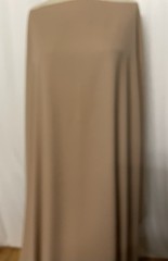 Pre-Shrunk 100% Worsted Wool Gabardine Dark Beige Fabric 1 Yard 14″ Long 59″Wide