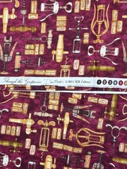 Through The Grapevine Fabric Dan Morris RJR Cotton 44″ BTY