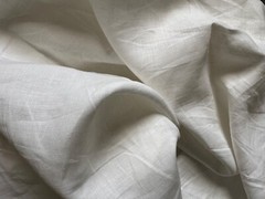 Off White Handkerchief Linen Woven Fabric Light Weight 60″ Wide By The Yard