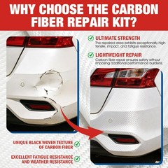 Carbon Fiber Repair Kit, Carbon Fiber Kit, 8″ Twill Carbon Fiber Cloth, 100g …
