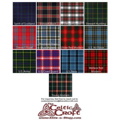 Tartan Swatches – Homespun Wool Blend