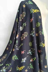 57”Wide By Yard Digital Print Cotton Material Fabrics Poplin Sewing Shirt Dress