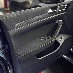 BRAND NEW – Self-Adhesive Automotive Headliner Fabric 35″ x 59″, Black