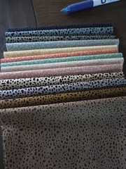 Fabric Lot/100% cotton/Remnant 8×6 Sewing/Craft/Hobby/13pcs/LOT BOUSSAC FRANCE