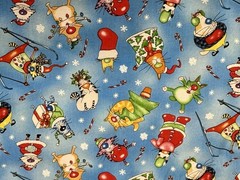 OOP 2013 Christmas Cats with Snowflakes – BTHY: 18” x 44”