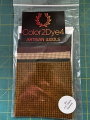 Hand Dyed Wool appliqué, rug, craft: (6) 4.5″ Charm Sq;Forest Hues Set -N2