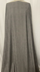 100% Wool Plaid w/ Subtle Grey White Black Fushia Fabric By The Yard 66″ Wide