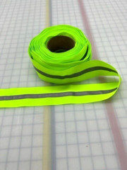 3M® 2″ Reflective Tape Fluorescent Orange w/ Silver Stripe Tape by Yard M402.11