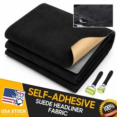 Self Adhesive backing Suede Headliner Fabric Backing Colorfast Mildew-Resistant