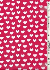 Hasbro Operation Red Hearts by Camelot Fabrics bty