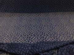 Embroidered Stretch Lace Apparel Fabric Sheer Abstract Space Blue WW414