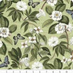 Garden Grace Sage Botanical All Over 44″ Wide Wilmington Quilt Fabric