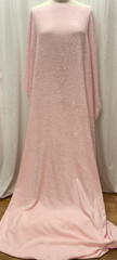 100% Cotton Terry Cloth In Pastel Pink Made in USA Fabric By The Yard 46″ Wide