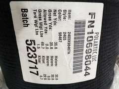 Charcoal Black POLARTEC Power Grid FR Flame Resistant Fleece Fabric