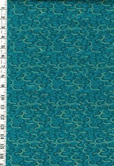 Asian – Year of the Dragon – Dragon Swirls – LEIA-864-2 – TEAL – By Half Yard