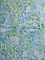 ~ Lilly Pulitzer Fabric Cotton Slub – HipHip, 18”x 28” # 181