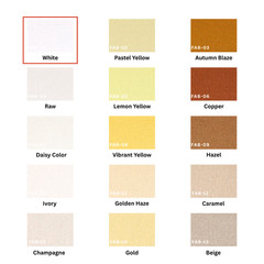 Off White 100% Pure Mulberry Silk Fabric by the Yard