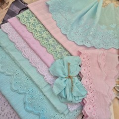 Fabrics for dolls and teddy. Hand-dyed fabrics for doll clothes. Textured cotton
