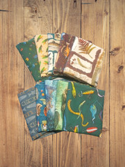 10 Fat Quarters – Assorted Fishing & Fish Fat Quarter Bundle (Single Bundle)
