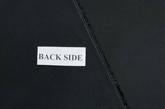 BLACK CANVAS TWILL 7 OZ 62″ W POLY COTTON FABRIC BLACK APPAREL UPHOLSTERY DWR