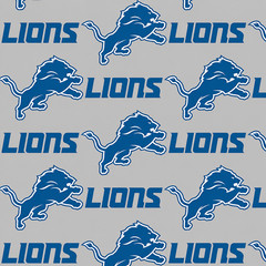 Detroit Lions NFL Fleece Fabric – 60″ Wide – Sold by The Yard & Bolt