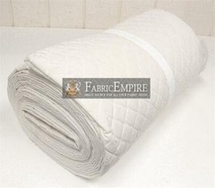 Muslin Fabric Natural Single Face Quilted Diamond 42/43″ Wide Sold By The Yard