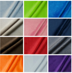 58/60″ Minky Solid Fabric By The Yard – Various Colors
