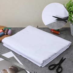 Lyksgir White Cotton Muslin Fabric, 10 Yards x 59 Inches, Bleached