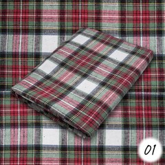 Tartan Buffalo Plaid Cotton Flannel Fabric – 60″ Wide – Sold by the Yard