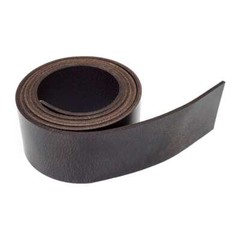 Vintage Chocolate 8/10oz Buffalo Belt Blanks Made by SLC 48″ to 55″ Long Strips