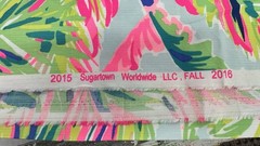 New Lily Pulitzer fabric “Island Time” 36’x54″ Dobby
