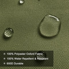 600 Denier Outdoor Canvas Duck Fabric Waterproof Block Heat Reduce Glare Anti UV