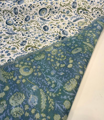 Sunbrella Arboretum Bluebell 146758-0002 Outdoor Upholstery Fabric By the yard