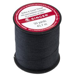 Singer 67110 Button & Carpet Sewing Thread, 3.80 x 1.50 x 2.50 inches, Black