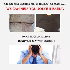 Brown Car Ceiling Fabric Repair Kit Headliner Material with Foam Backing 25sqft