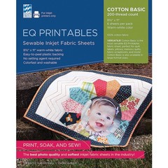 Inkjet Cotton Fabric Sheets 6 ct 8.5″ x 11″, P-FABRC