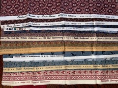 20 FQs Rothermel Barnes 1800’s/Civil War Reproduction Fabric 5 Yds Fat Quarters
