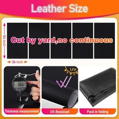 Marine Vinyl Upholstery Faux Leather 54″x36″ Waterproof DIY Boat Car Sofa