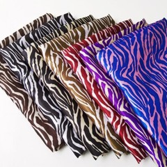 1 yard X 1.48 meter Stripe Zebra Satin Print Fabric Lining Soft