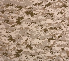 MARPAT DESERT 6oz MARINE USMC LOGO APPAREL NOMEX FR FABRIC BY 1/2(0.5) YARD 64″W