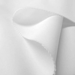 White Neoprene Scuba Super Techno Fabric 4 Way Stretch by the yard