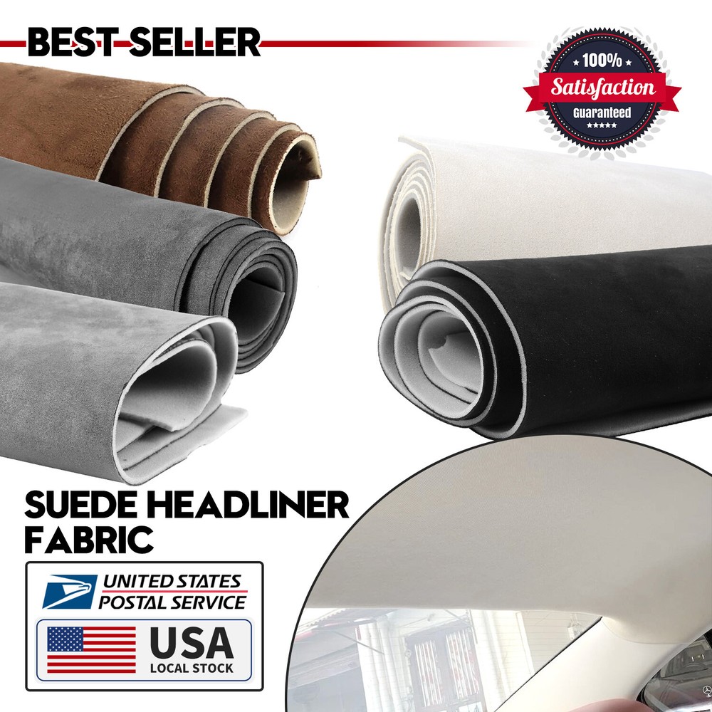 Suede Headliner Fabric Auto Roof Cabin Renovate / Remedy / Repair / Reupholstery