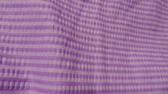 Seersucker Fabric Purple/Lavender Stripe Crisp Cotton 2 yds x 44″ Unbranded