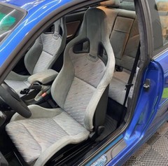 BMW M Rain Premium Car Upholstery Fabric – No Foam – 59″ – 150cm -Car, Seat,Door