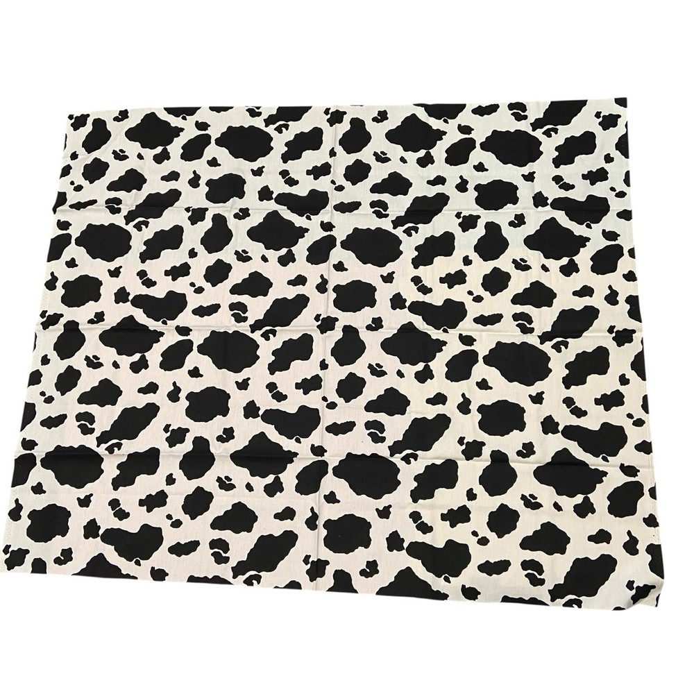 45×35 Cow Print Cotton Fabric Farmhouse