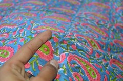 NO TARRIF CHARGES 100%✅ZK_223 Hand Block Print Fabric 100%Cotton 15 Yard