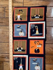 Studio E Halloween Panel Sew Appliqué Quilt Sew Fabric Squares 4 1/2 In Square 3