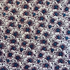 1.75 yards – General Fabrics Company Purple Blue Flowers Quilting Cotton HTF