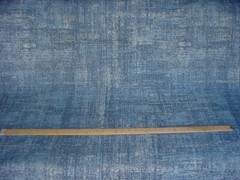 2-3/8Y Pollack 2463 Painter River Blue Silver Brush Stroke Upholstery Fabric