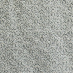 Teal & Cream Jacquard Weaved Fabric by the Yard, 54 inch width Blue Silk Fabric